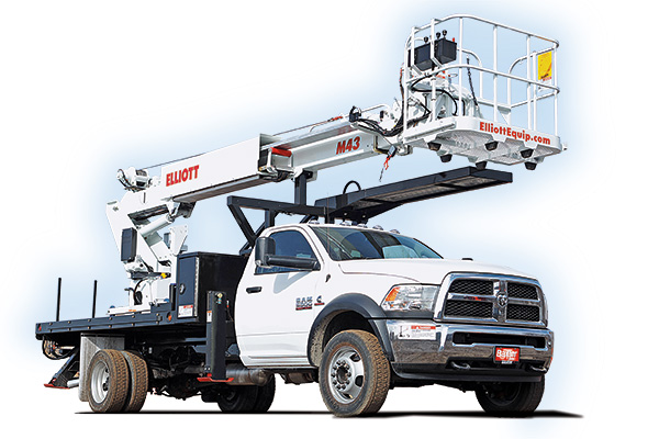 Elliott m43 work platform truck